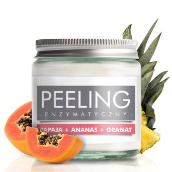 Profesjonalny peeling enzymatyczny z kwasami ANANAS PAPAJA GRANAT 40g