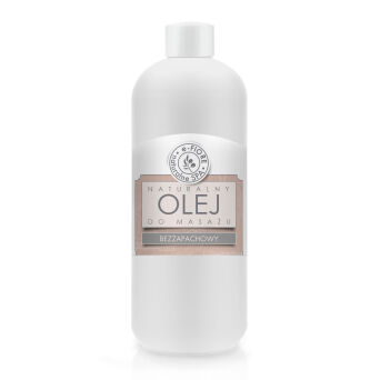 Olejek do masażu delikatny z wit.E 100% naturalny BEZZAPACHOWY 500ml