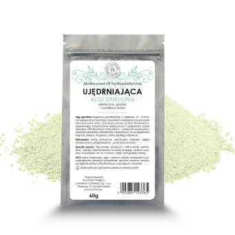  Maska Algowa Peel-Off UJĘDRNIAJĄCA Profesjonalna ze Spiruliną 8 ZABIEGÓW 60g