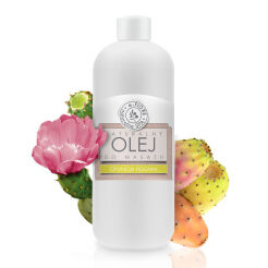 Olejek do masażu z wit.E 100% naturalny, feria zapachu OPUNCJA FIGOWA 500ml