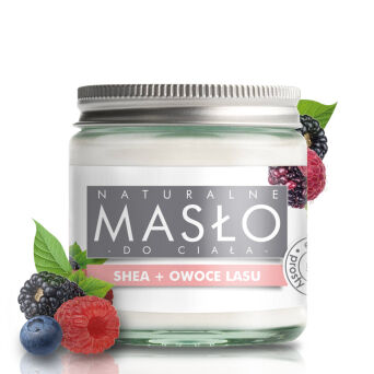 Masło do ciała 100% naturalne Shea Butter jogurtowe OWOCE LASU 120ml