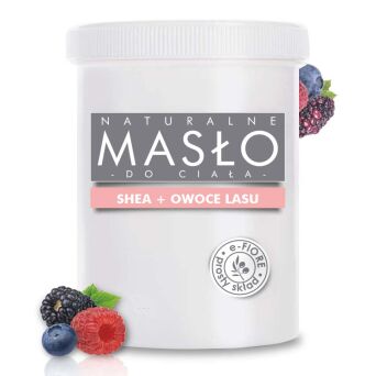 Masło do ciała 100% naturalne Shea Butter jogurtowe OWOCE LASU 1kg