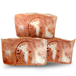 Naturalne mydło MALINOWE z mleczkiem owsianym i olejkiem z malin 100g