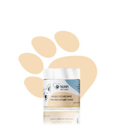 NUKA masło naturalne ochronne dla psa na łapki i nosek z arniką i olejkami, wit. A + E 60ml