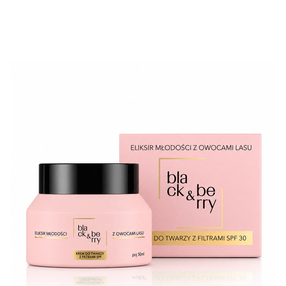 BLACK & BERRY redukujący suchość, ochronny krem z filtrem SPF30 50ml