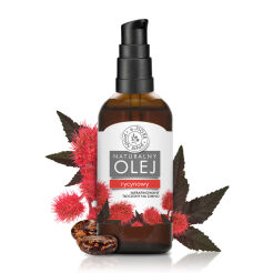 Olej RYCYNOWY tłoczony na zimno, nierafinowany, virgin 100ml