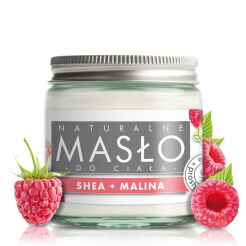 Masło do ciała 100% Naturalne Shea Butter MALINOWE 120ml